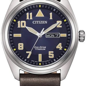 Citizen Herrklocka BM8560-37L Classic Blå/Läder ⌀42 mm