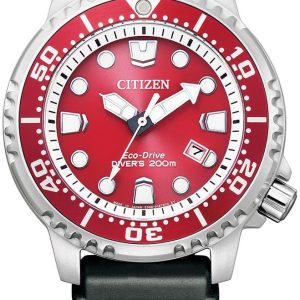 Citizen Herrklocka BN0159-15X Promaster Röd/Gummi ⌀44 mm