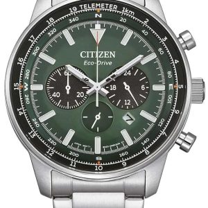 Citizen Herrklocka CA4500-91X Eco Drive Grön/Stål ⌀44 mm