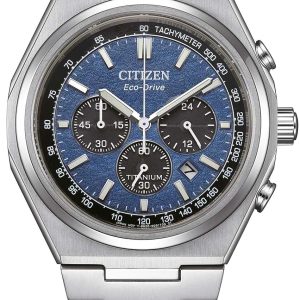 Citizen Herrklocka CA4610-85L Eco Drive Blå/Titan ⌀42.5 mm