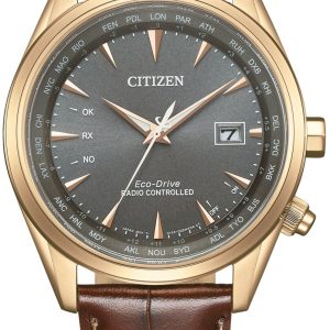 Citizen Herrklocka CB0273-11H Radio Controlled Grå/Läder ⌀43 mm