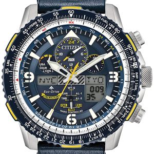 Citizen Herrklocka JY8078-01L Promaster Blå/Läder ⌀45 mm