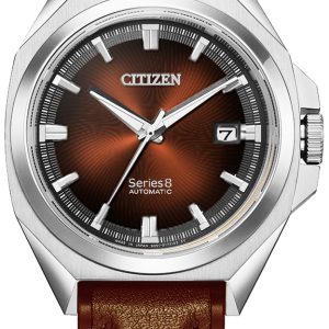 Citizen Herrklocka NB6011-11W Series 8 Brun/Läder ⌀40 mm