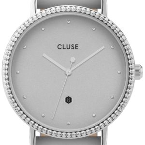 Cluse Damklocka CL63004 Triomphe Silverfärgad/Läder ⌀33 mm