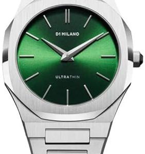 D1 Milano Damklocka UTBL11 Ultra Thin Grön/Stål Ø34 mm