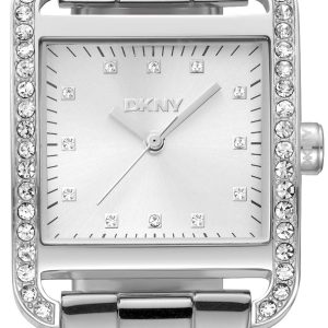 DKNY Damklocka DK1L003M0015 City Glitz Silverfärgad/Stål 35x27 mm