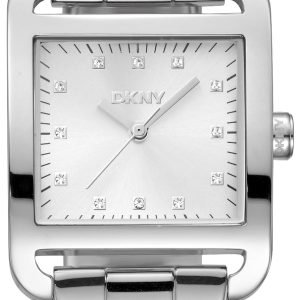 DKNY Damklocka DK1L004M0045 City Midi Silverfärgad/Stål 35x27 mm
