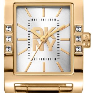 DKNY Damklocka DK1L008M0065 Westside Glitz Silverfärgad/Guldtonat