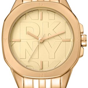 DKNY Damklocka DK1L012M0065 Brooklyn Midi Guldtonad/Guldtonat stål