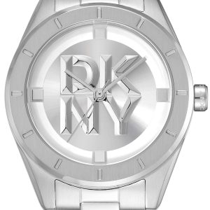 DKNY Damklocka DK1L016M0045 Chambers Midi Silverfärgad/Stål ⌀34 mm
