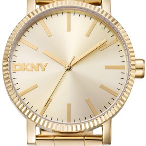 DKNY Damklocka DK1L034M0045 Soho Maxi Guldtonad/Guldtonat stål Ø40