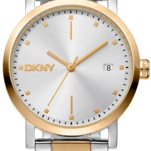 DKNY Damklocka DK1L036M0085 Soho Midi Silverfärgad/Guldtonat stål