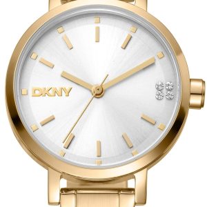DKNY Damklocka DK1L038M0055 Soho Glitz Silverfärgad/Guldtonat stål