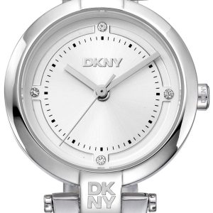 DKNY Damklocka DK1L043M0045 Essential Mini Silverfärgad/Stål Ø28 mm