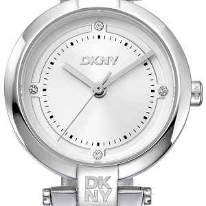 DKNY Damklocka DK1L043M0045 Essential Mini Silverfärgad/Stål Ø28 mm