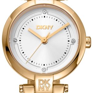 DKNY Damklocka DK1L043M0055 Essential Mini Silverfärgad/Guldtonat