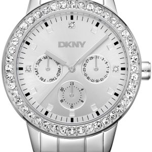 DKNY Damklocka DK1L055M0035 Parsons Multi Glitz Silverfärgad/Stål