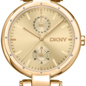 DKNY Damklocka DK1L066M0065 Downtown Multi Guldtonad/Guldtonat stål