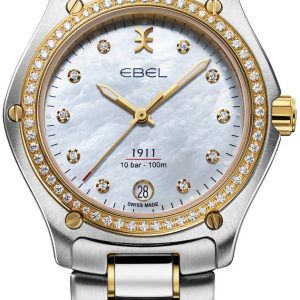Ebel 1911 Damklocka 1216582 Vit/18 karat gult guld ⌀34 mm