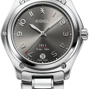Ebel 1911 Damklocka 1216662 Grå/Stål ⌀34 mm
