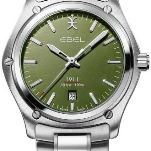 Ebel 1911 Herrklocka 1216584 Grön/Stål Ø42 mm