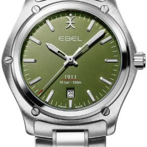 Ebel 1911 Herrklocka 1216584 Grön/Stål Ø42 mm