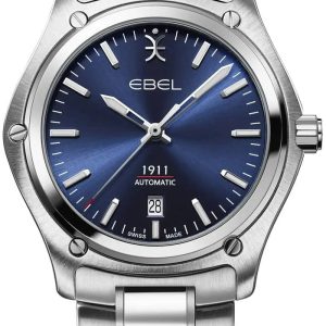 Ebel 1911 Herrklocka 1216615 Blå/Stål Ø42 mm