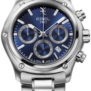 Ebel 1911 Herrklocka 1216618 Blå/Stål Ø44 mm