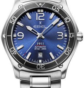 Ebel 1911 Herrklocka 1216676 Blå/Stål Ø42 mm