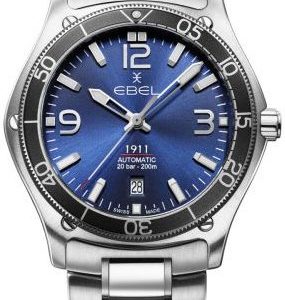 Ebel 1911 Herrklocka 1216676 Blå/Stål Ø42 mm