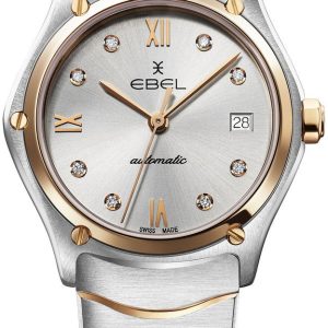 Ebel Damklocka 1216525 Classic Silverfärgad/18 karat roséguld Ø29