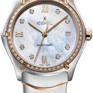 Ebel Damklocka 1216526 Classic Vit/18 karat roséguld Ø29 mm