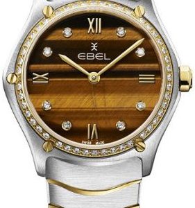 Ebel Damklocka 1216560 Classic Brun/18 karat gult guld Ø29 mm