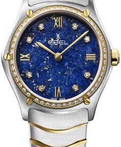 Ebel Damklocka 1216562 Classic Blå/18 karat gult guld Ø29 mm