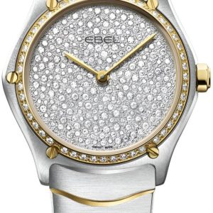 Ebel Damklocka 1216563 Classic Silverfärgad/18 karat gult guld Ø29