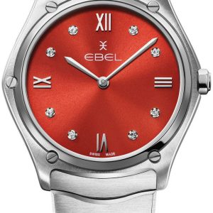 Ebel Damklocka 1216601 Classic Röd/Stål Ø33 mm