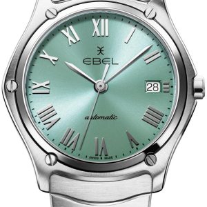Ebel Damklocka 1216650 Classic Grön/Stål ⌀37 mm