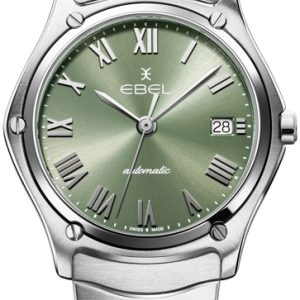 Ebel Damklocka 1216652 Classic Grön/Stål ⌀37 mm