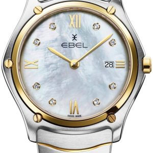Ebel Damklocka 1216654 Classic Vit/18 karat gult guld ⌀37 mm