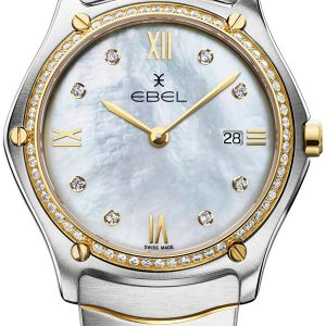 Ebel Damklocka 1216656 Classic Vit/18 karat gult guld ⌀37 mm
