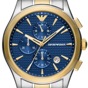 Emporio Armani Herrklocka AR11579 Paolo Blå/Guldtonat stål Ø42 mm