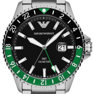 Emporio Armani Herrklocka AR11589 World Explorer Svart/Stål Ø42 mm