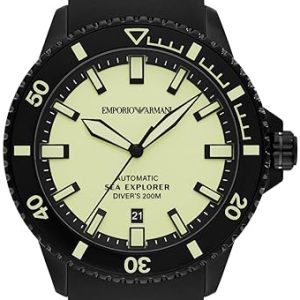 Emporio Armani Herrklocka AR60085 Sea Explorer Gul/Gummi Ø42 mm