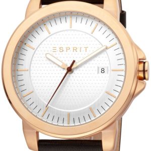 Esprit Herrklocka ES1G160L0025 Layer Vit/Läder ⌀41 mm