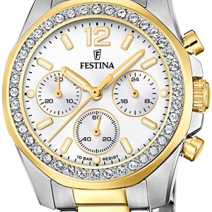 Festina Damklocka F20607-1 Classic Silverfärgad/Stål ⌀38 mm