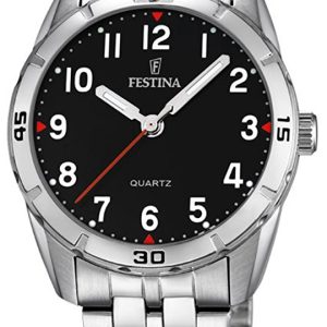 Festina F16907-3 Svart/Stål ⌀33 mm