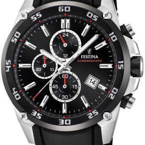 Festina Herrklocka F20330-5 Svart/Gummi ⌀46 mm