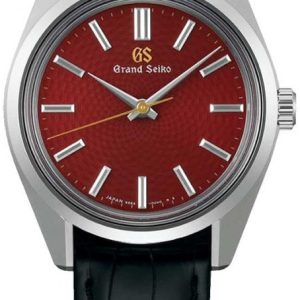 Grand Seiko Herrklocka SBGW321G Heritage Collection Röd/Läder