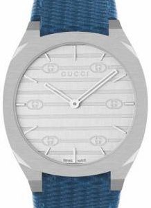 Gucci YA163422 Silverfärgad/Läder ⌀38 mm