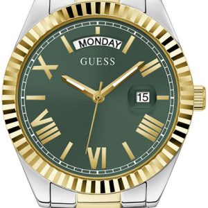 Guess Damklocka GW0308L5 Luna Grön/Gulguldtonat stål Ø36 mm